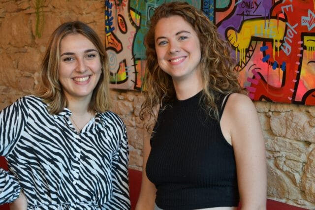 Pauline Siardet, chargée de com et Marie Nagy, co-fondatrice de REUS'EAT