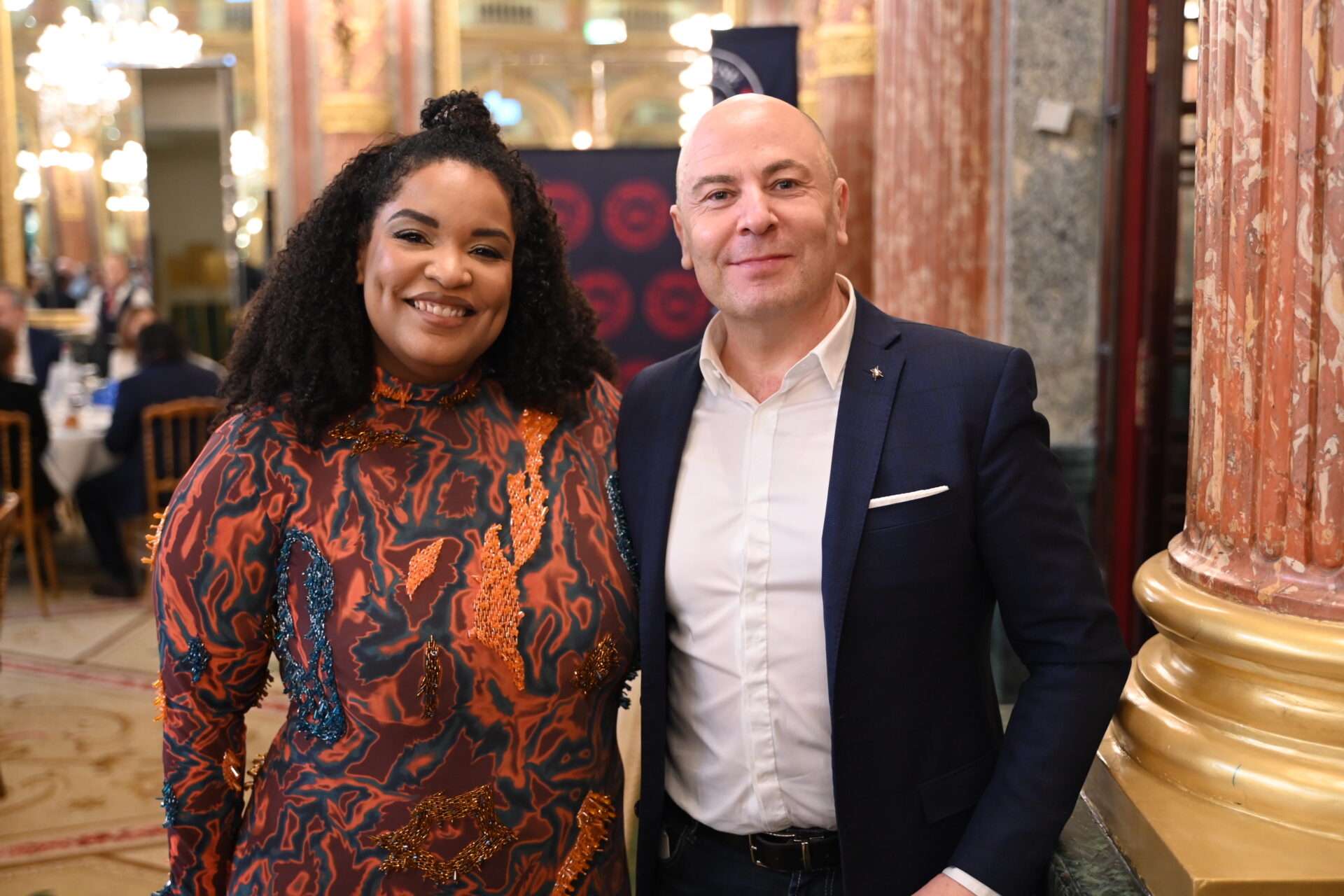 Kelly Massol, Présidente des Premières et Olivier Couraud, fondateur de Olivier Claire