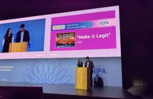 ADIE Wins EEPA 2025 for Transforming Invisible Businesses into Community Assets Clara Myard and Lucien Barbier - ADIE’s ‘Make It Legit’ wins EEPA 2025
