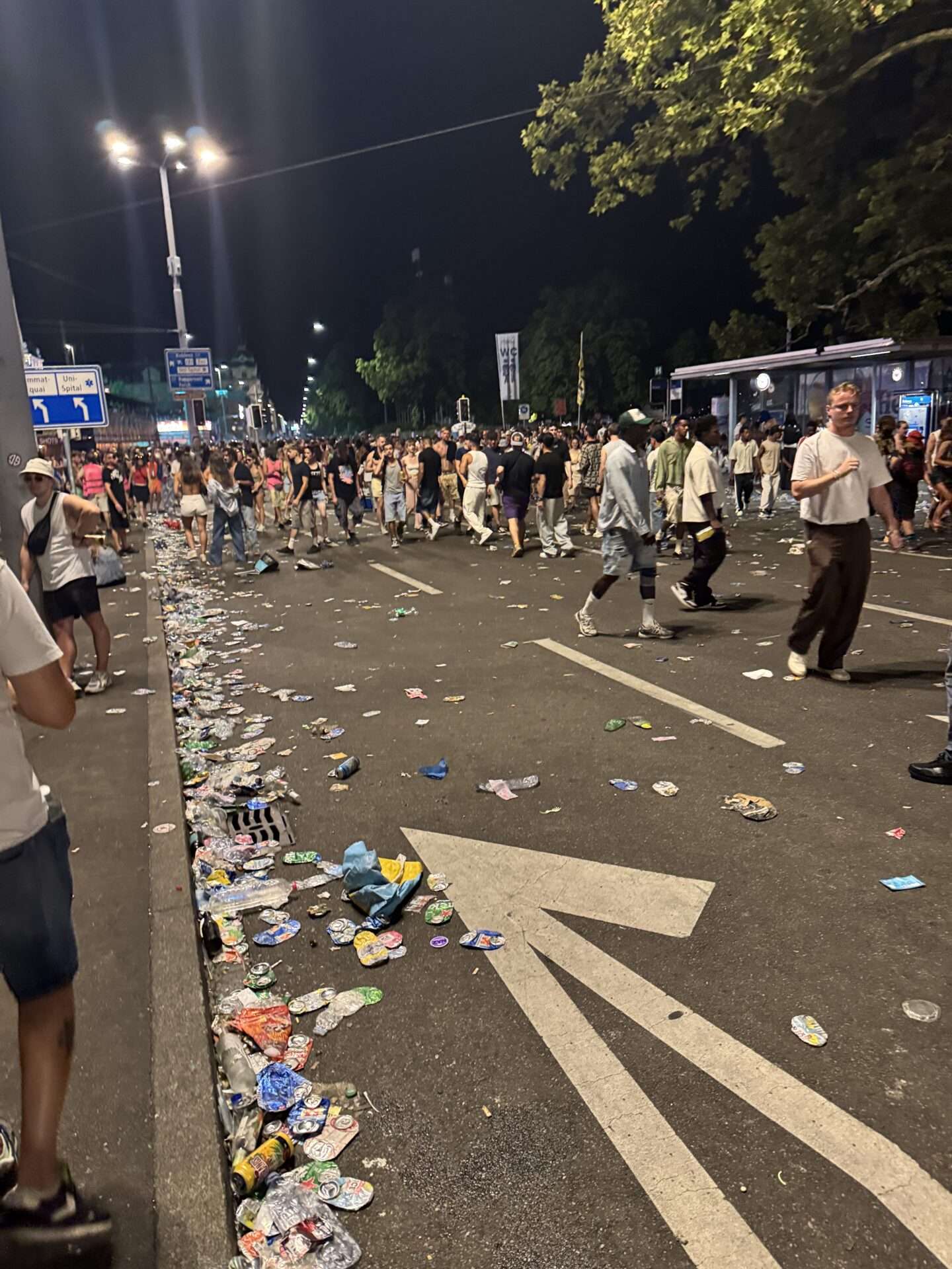les rues de zurich le 8 aout 2026