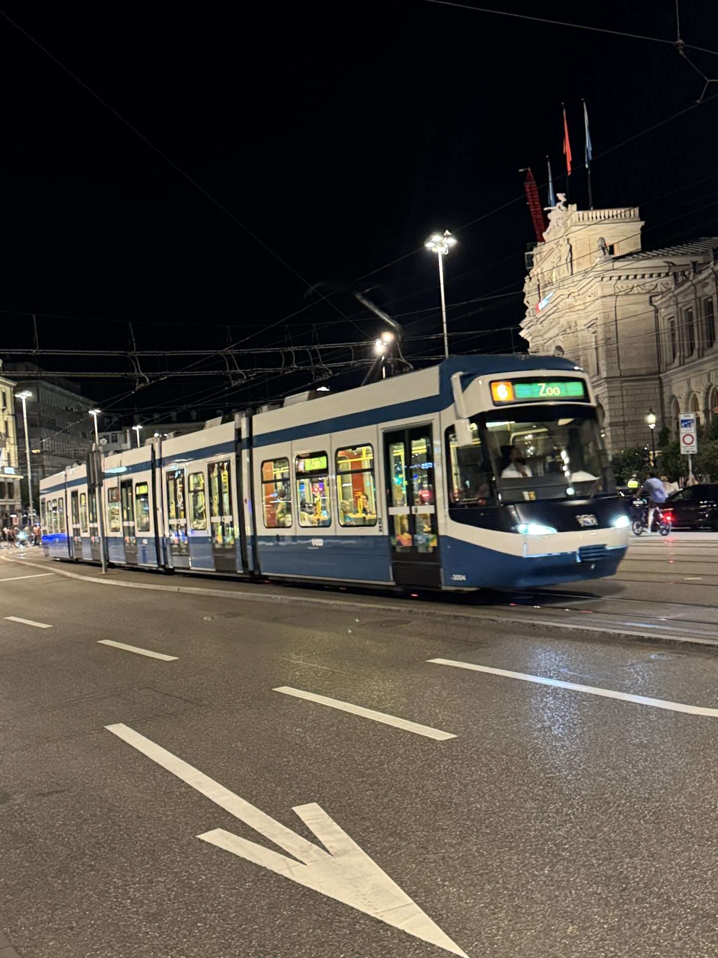 tramways à Zurich 