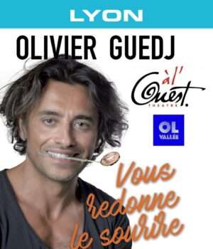 Olivier Guedj revient sur scène à Lyon avec son nouveau spectacle Olivier Guedj en spectacle à Lyon le 6 octobre 2026