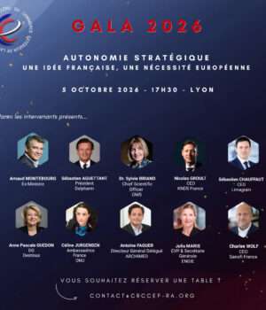 Le Gala des CCE réunira 900 dirigeants à Lyon autour de l’autonomie stratégique Gala des CCE 2026 à Lyon sur l’autonomie stratégique