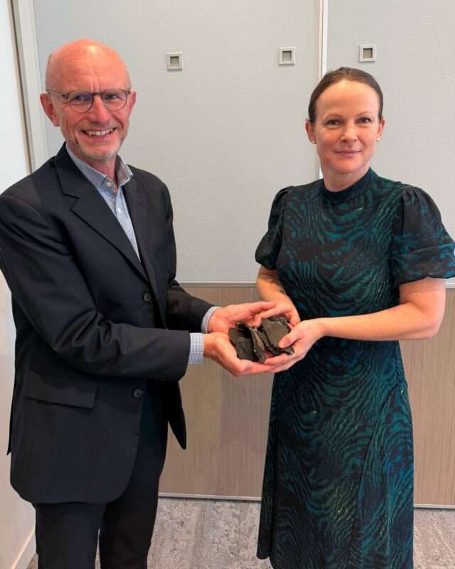 Mathieu Chardin, Directeur général d’Aliapur et Kajsa Ryttberg-Wallgren, CEO d’Infiniteria Europe