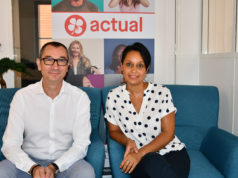 Frank Petitdemange et Mirella Techer adhèrent à Relyonous pour ses valeurs humanistes Mirelle Techer et Frank Petitdemange, groupe Actual Leader