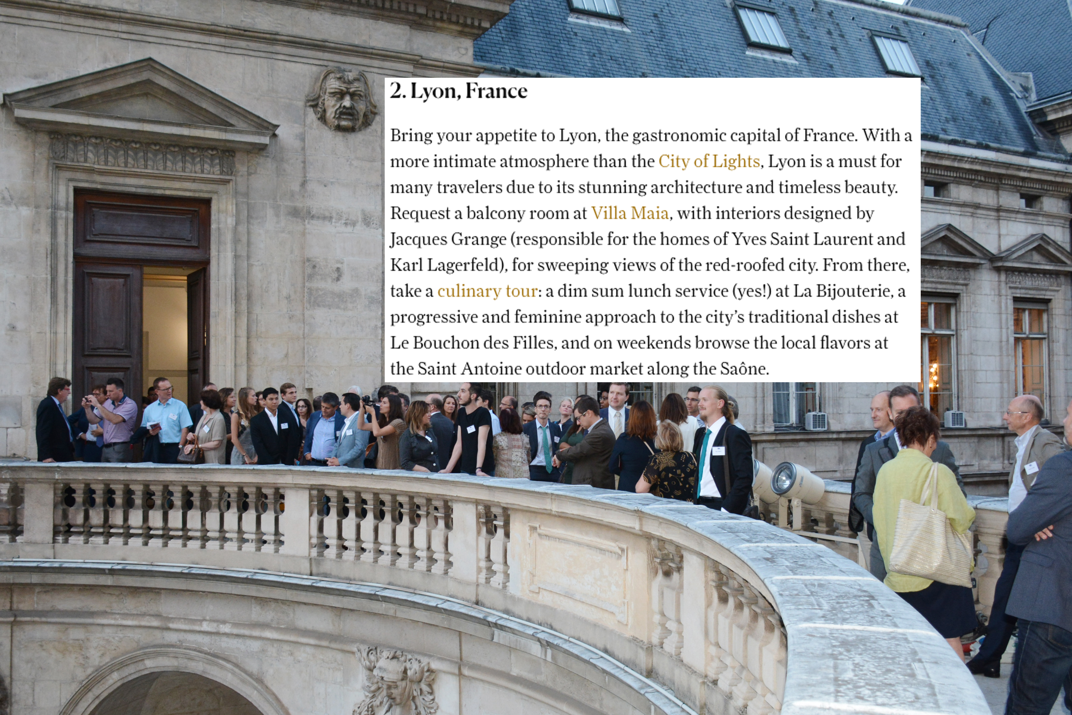 Lyon, 2e meilleure grande ville au monde