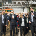 partenariat entre Bourgeat et Vorwerk : visite des locaux de Bourgeat en avec Agnès Pannier-Runacher