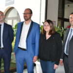 Dr. Dirk Hellrung, dir général Vorwerk Semco SAS, Emmanuel Argoud, Gaelle Nicolas et Jean-Philippe Termoz, ceo NINCAR