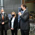 Henri BOUGET, ceo Bourgeat et Hendrik Wehr, ceo Vorwerk en présence de Agnès Pannier-Runacher