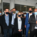 Fabien Genetier, opération manager Bourgeat, Jean-Philippe Termoz, ceo NINCAR, Agnès Pannier-Runacher, Emmanuel Argoud, Rachid El Malki, ceo ETHIC OPEX