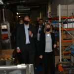 Henri BOUGET, ceo Bourgeat et Agnès Pannier-Runacher, ministre déléguée chargée de l'Industrie