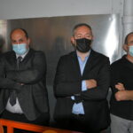 Rachid El Malki, ceo ETHIC OPEX, Jean End, resp projets industriels ETHIC OPEX, lors de la célébration de la signature du contrat Bourgeat et Vorwerk