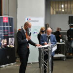 allocution de Hendrik Wehr lors de la signature du partenariat entre Bourgeat et Vorwerk