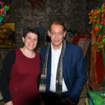 Christelle Marchal, maire de Malleval au Vernissage de exposition de 7 artistes Internationaux à la Galerie d’Art Emma