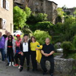 Team Emma Henriot en visite à MALLEVAL