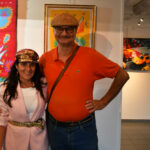 les artistes Thierry Lambert, Emma Henriot à l'expo à la Galerie d'Art Emma