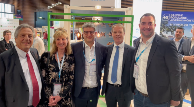 Baptiste Bosser, François Turcas, François Asselin au salon Made in PME