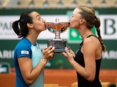 Bravo à la lyonnaise Caroline Garcia pour le trophée double avec Kristina Mladenovic au Roland-Garros Caroline Garcia avec Kristina Mladenovic-Roland-Garros 2022