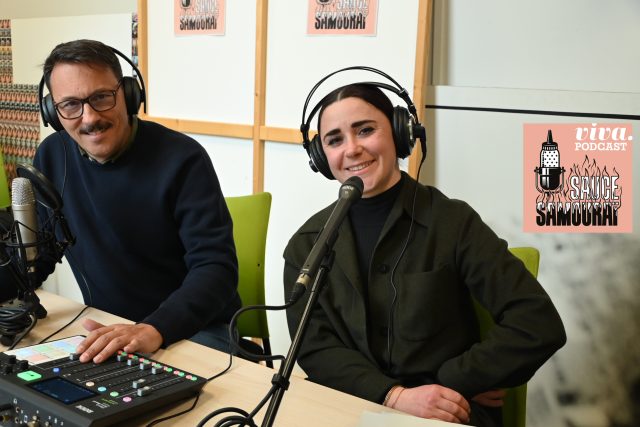 Jean-Christophe Morera et Laura Audibert, journalistes de Viva, le magazine de Villeurbanne