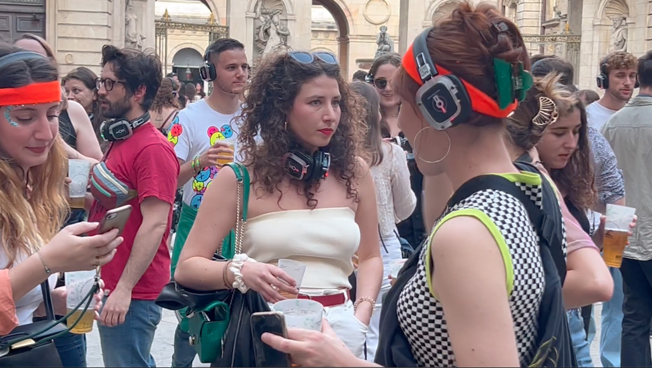 Concert silencieux à Hôtel de Ville de Lyon- le moment de se retrouver