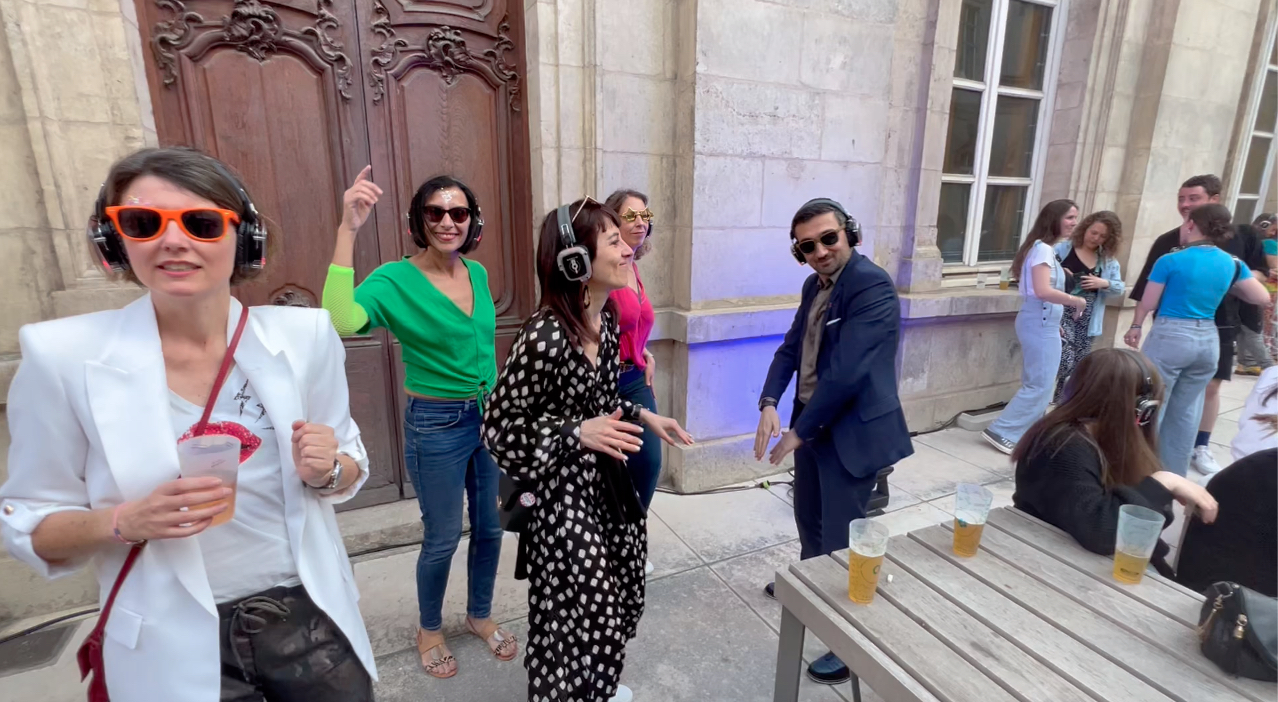 silent party à Hôtel de Ville de Lyon-aurore