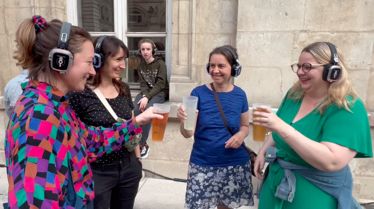 Concert silencieux à Hôtel de Ville de Lyon-ca bouge initié par Tristan Bellet