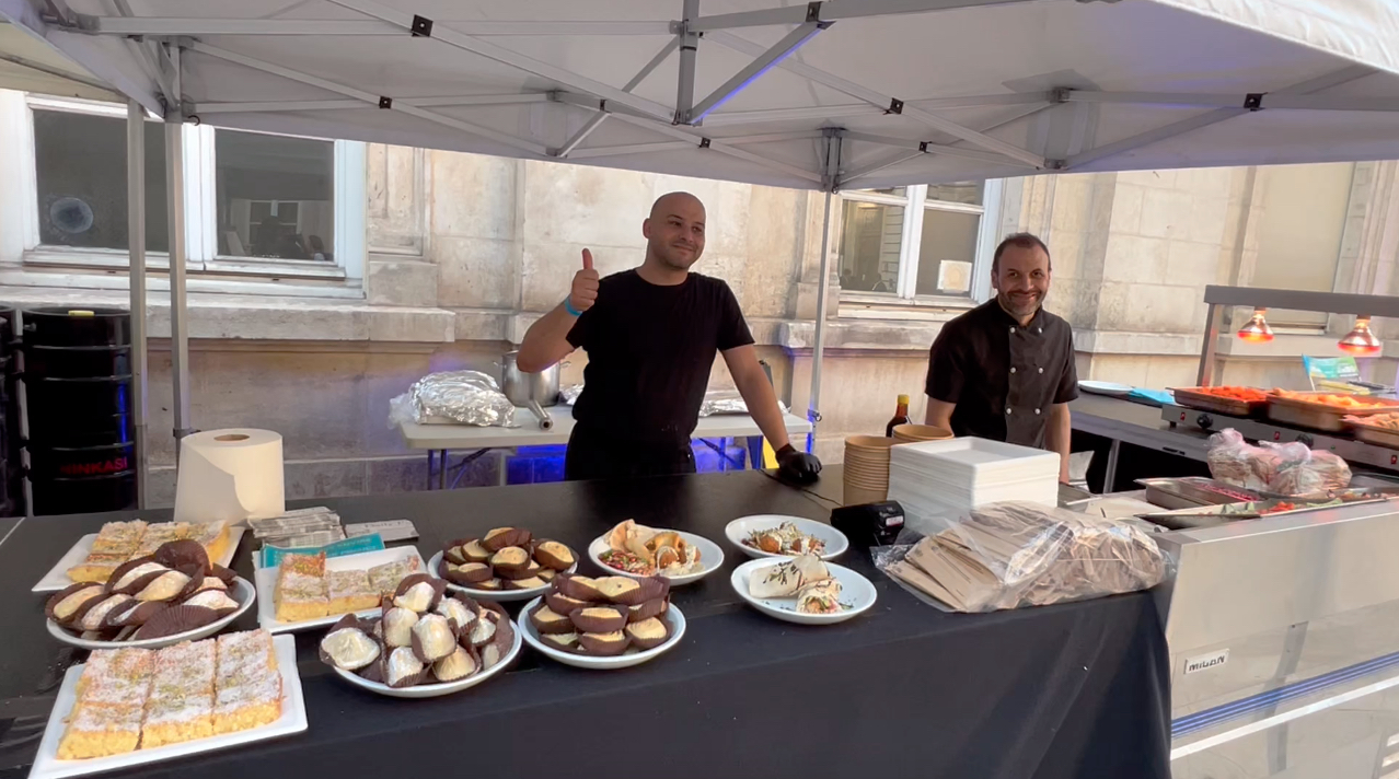 silent party à Hôtel de Ville de Lyon-repas