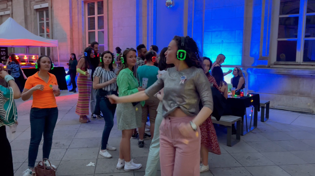 Concert silencieux à Hôtel de Ville de Lyon