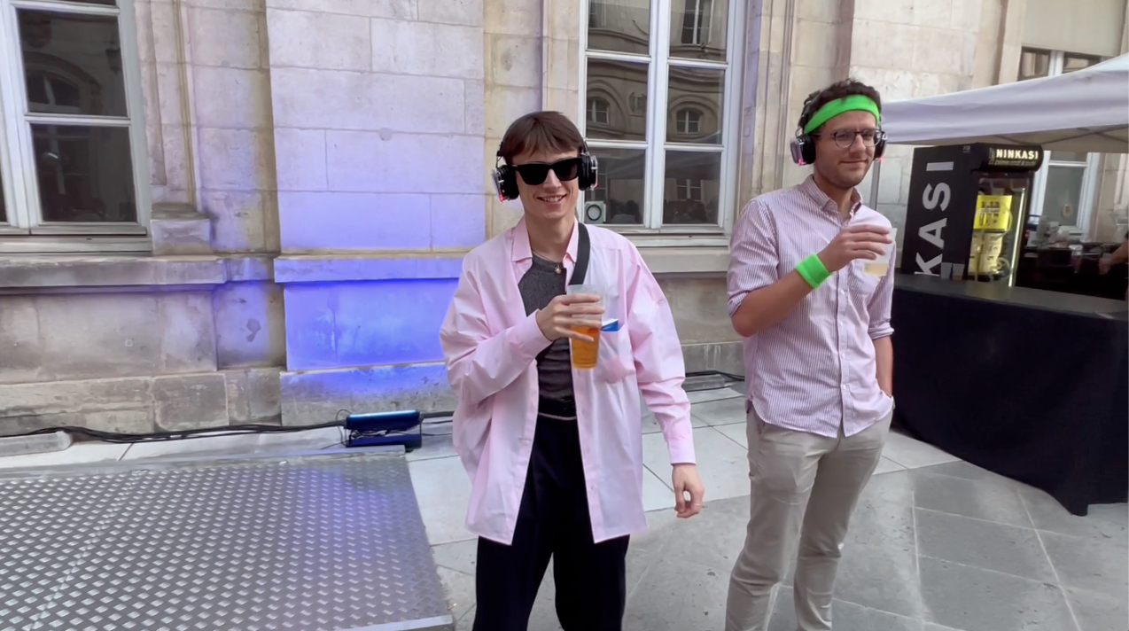 Concert silencieux à Hôtel de Ville de Lyon_