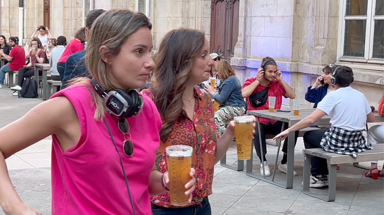 Concert silencieux à Hôtel de Ville de Lyon_boisson