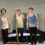 Le feu de l'acion au théatre du train bleu