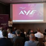 Présentation de Renfe à la conférence de presse à Lyon