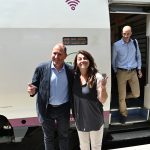 Sara Hernandez Garcia, et sa collègue de Renfe à la gare de Lyon Part Dieu