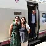 Sara Hernandez Garcia, et sa collègue de Renfe
