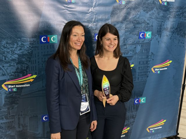 Marie Jouffraix et Stéphanie Robieux, ceo OOrion, prix Impact CIC Start Innovation Business Awards de la région AURA