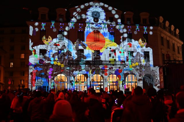 fête des Lumières - gare Saint-Paul