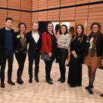 Victoria Minicillo avec Alain SCAPPATICCI et la team IDRAC Business School