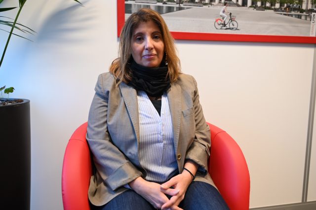 Zémorda Khelifi, vice-présidente de la Métropole de Lyon, en charge du congé menstruel