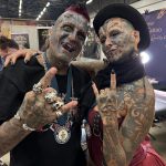 Victor Hugo Peralta et Gabriela Peralta au salon de tatouage Lyon