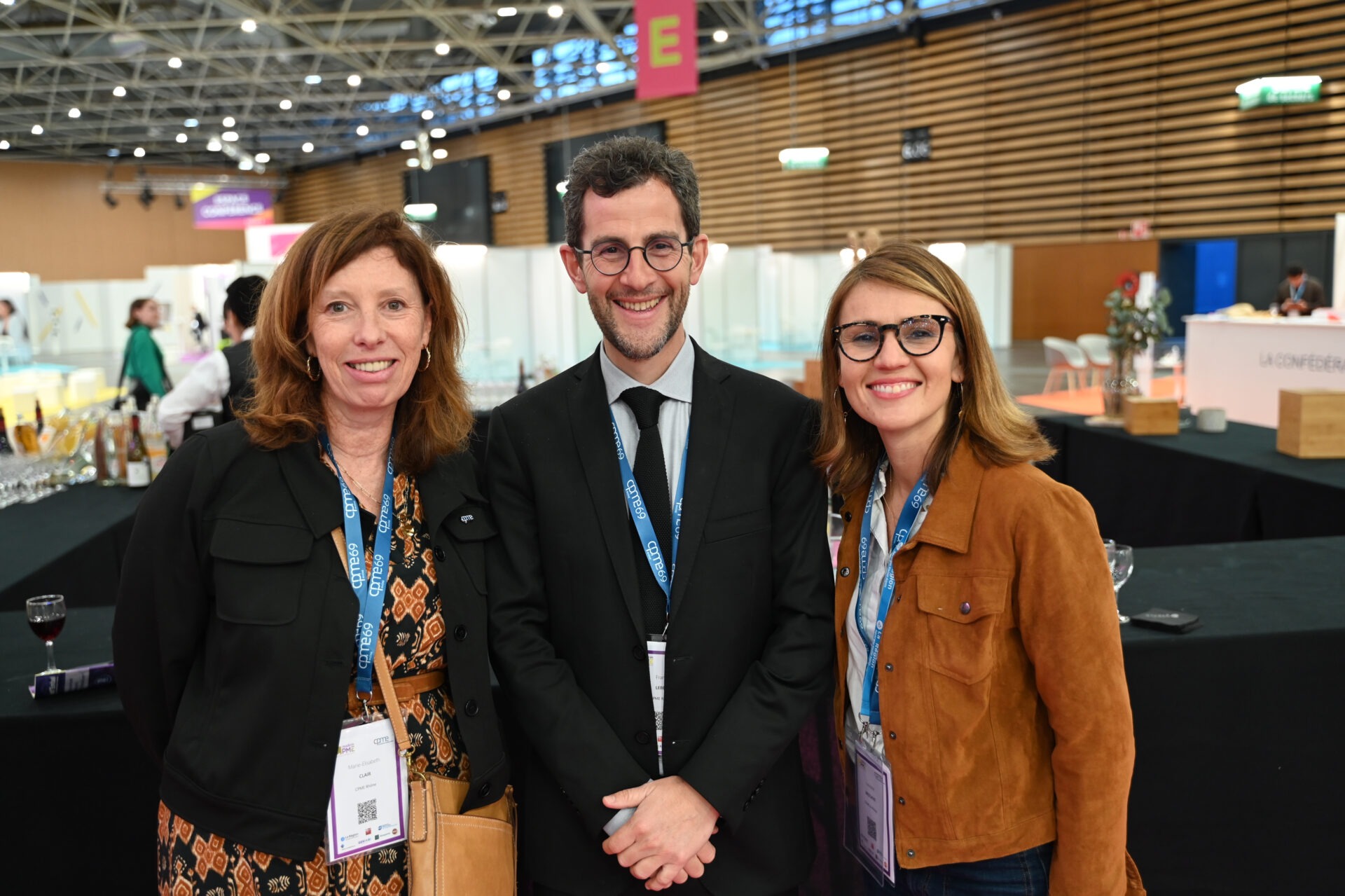 Frank Lebel et ses collègues de la Cpme Rhone