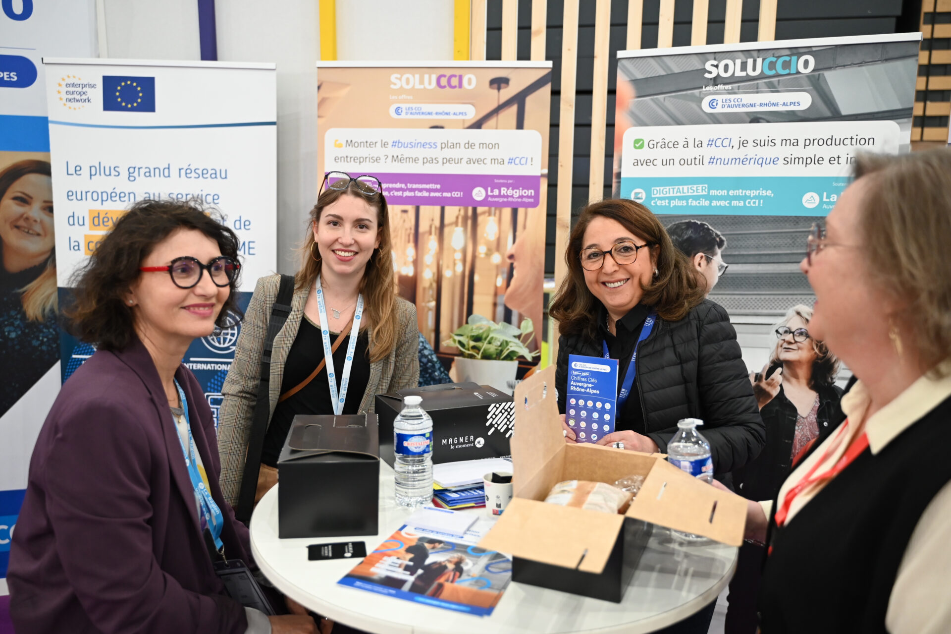 Ines Vial et ses collègues de la CCI