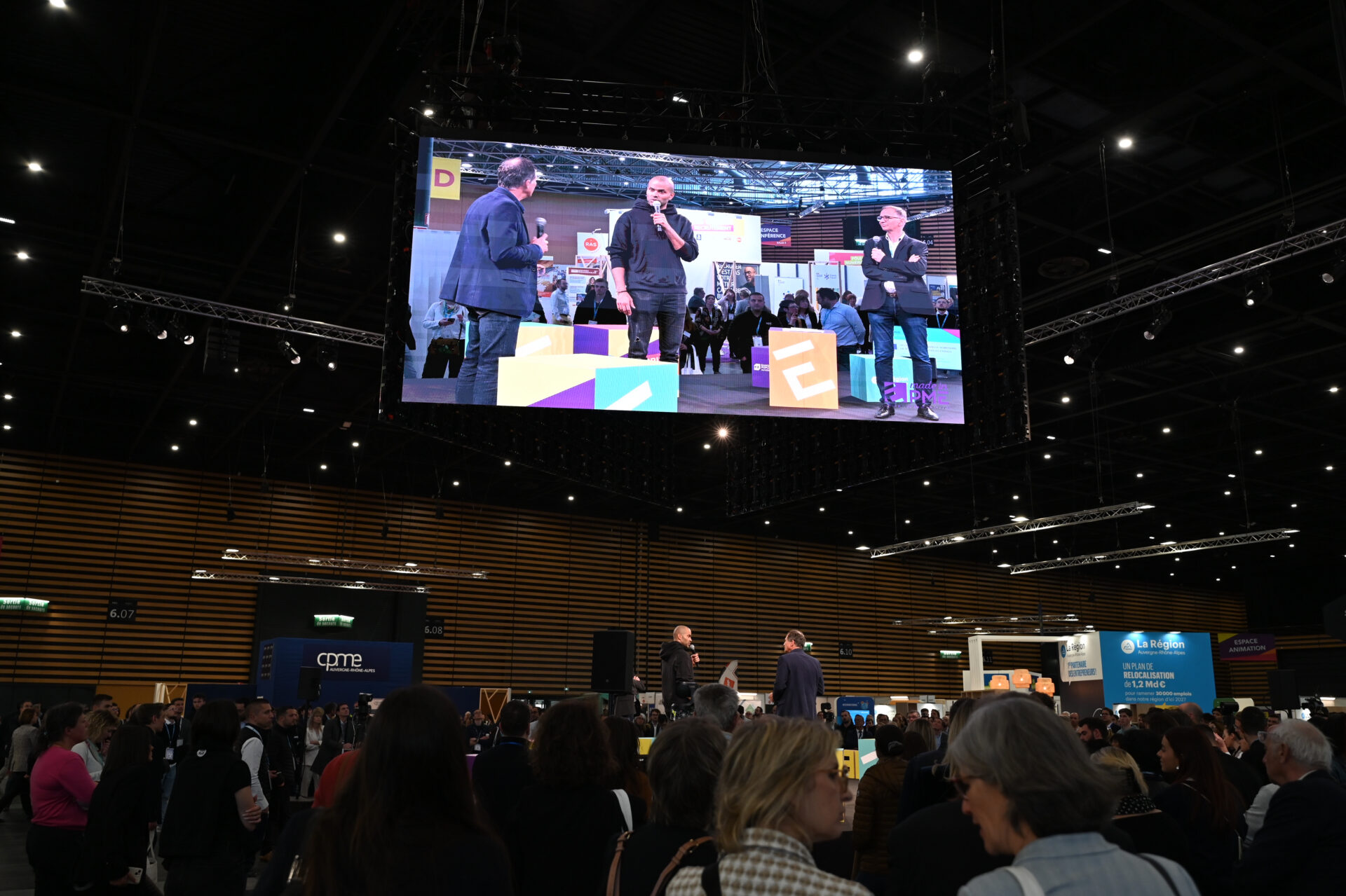 Tony Parker au 1er événement PME 100% business de la région Aura