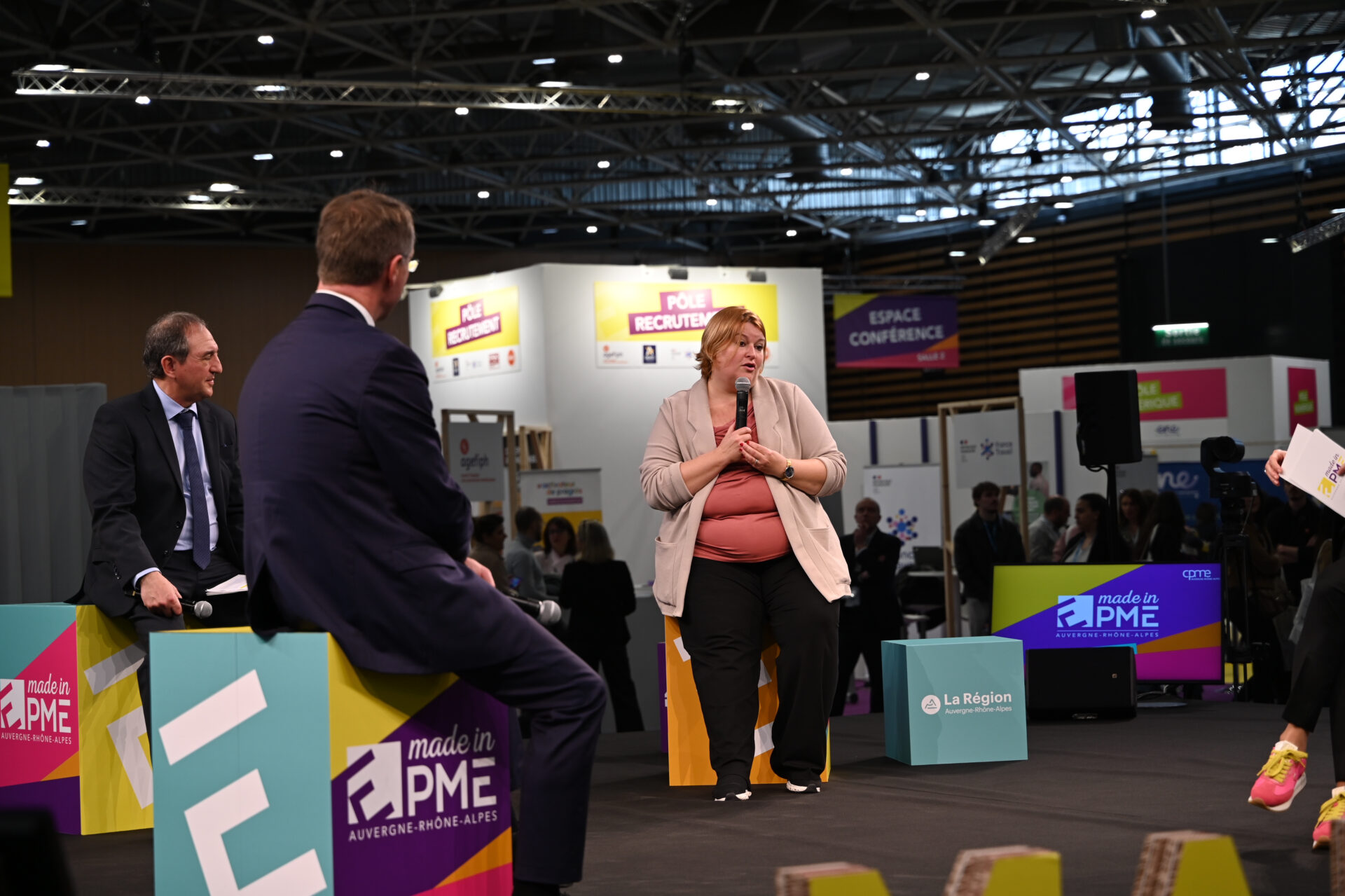 Stéphanie Pernod, 1ere vice-présidente de la région à Made in Pme