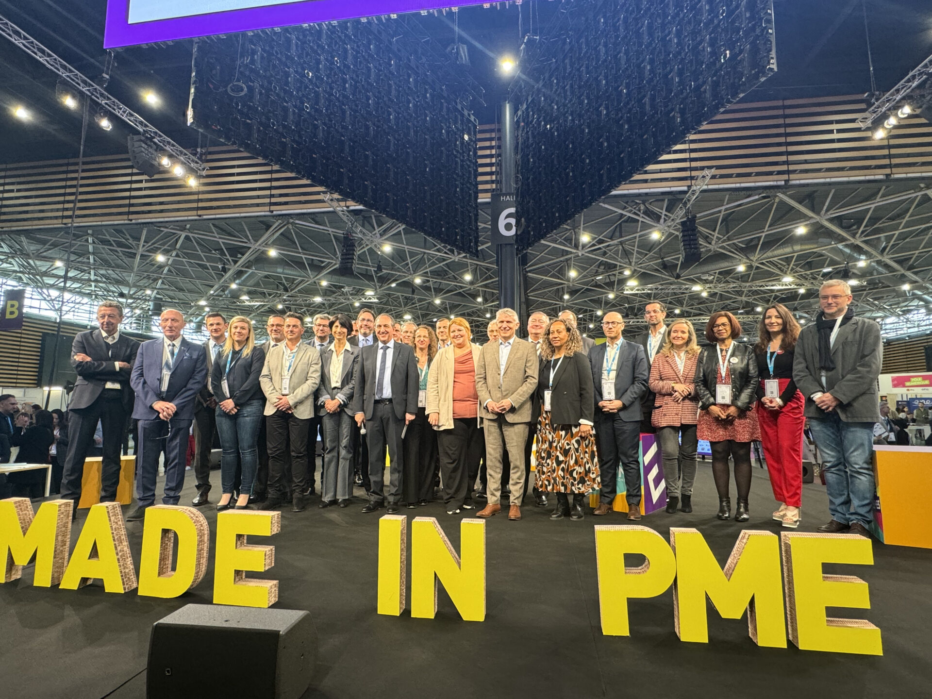 Stéphanie Pernod, Luc Eric, Daniel Karyotis, Virginie Lacroix-Altuna, Anne-Marie Baezner, Daniel Villareale et les partenaires de Made In Pme
