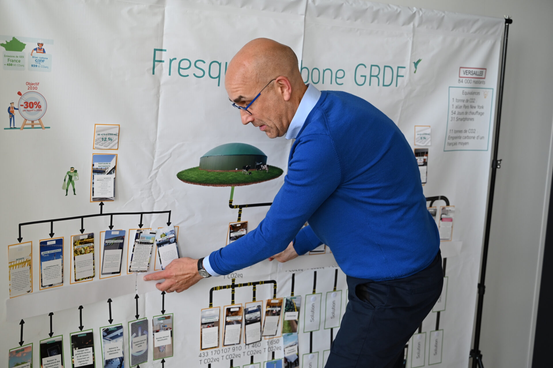 Guilhem Armanet explique le fonctionnement de la Fresque Carbone