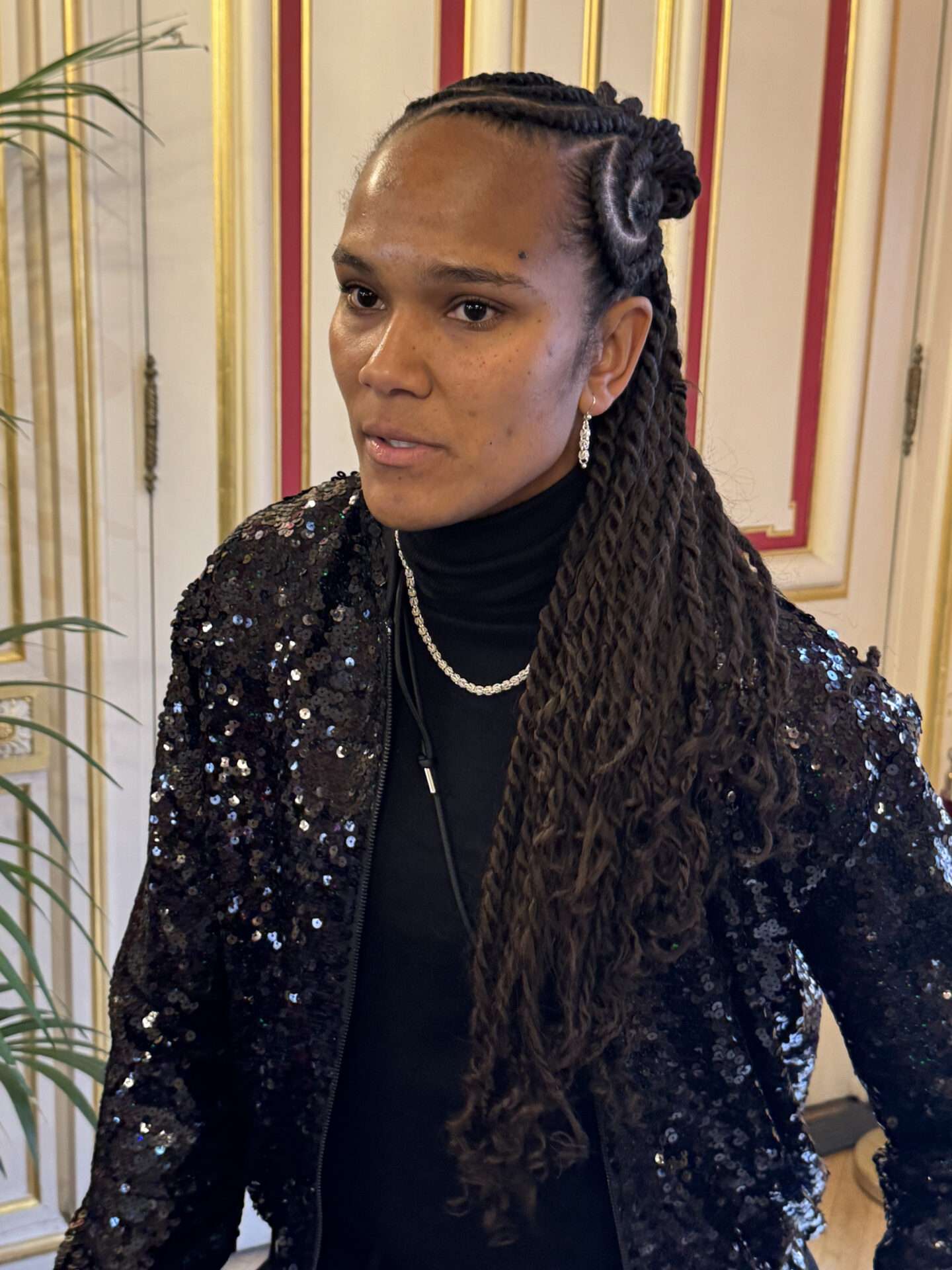 Wendie Renard, capitaine de l'OL à Hotel de ville de Lyon