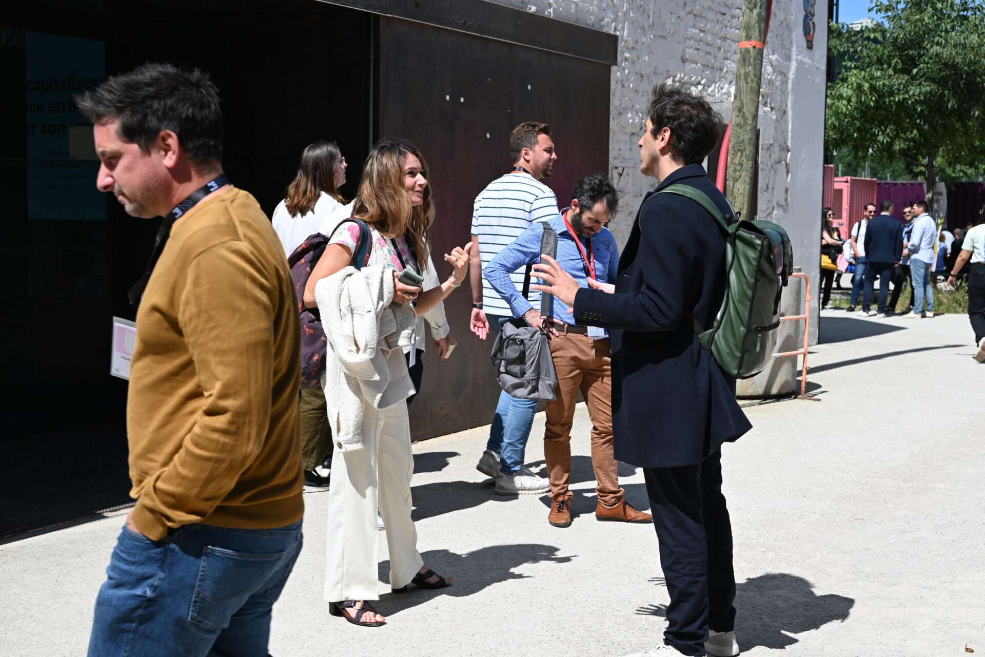 Arnaud Delubac, co-fondateur de Greenly, a été très sollicité à l'issue de sa conférence à Zero to One