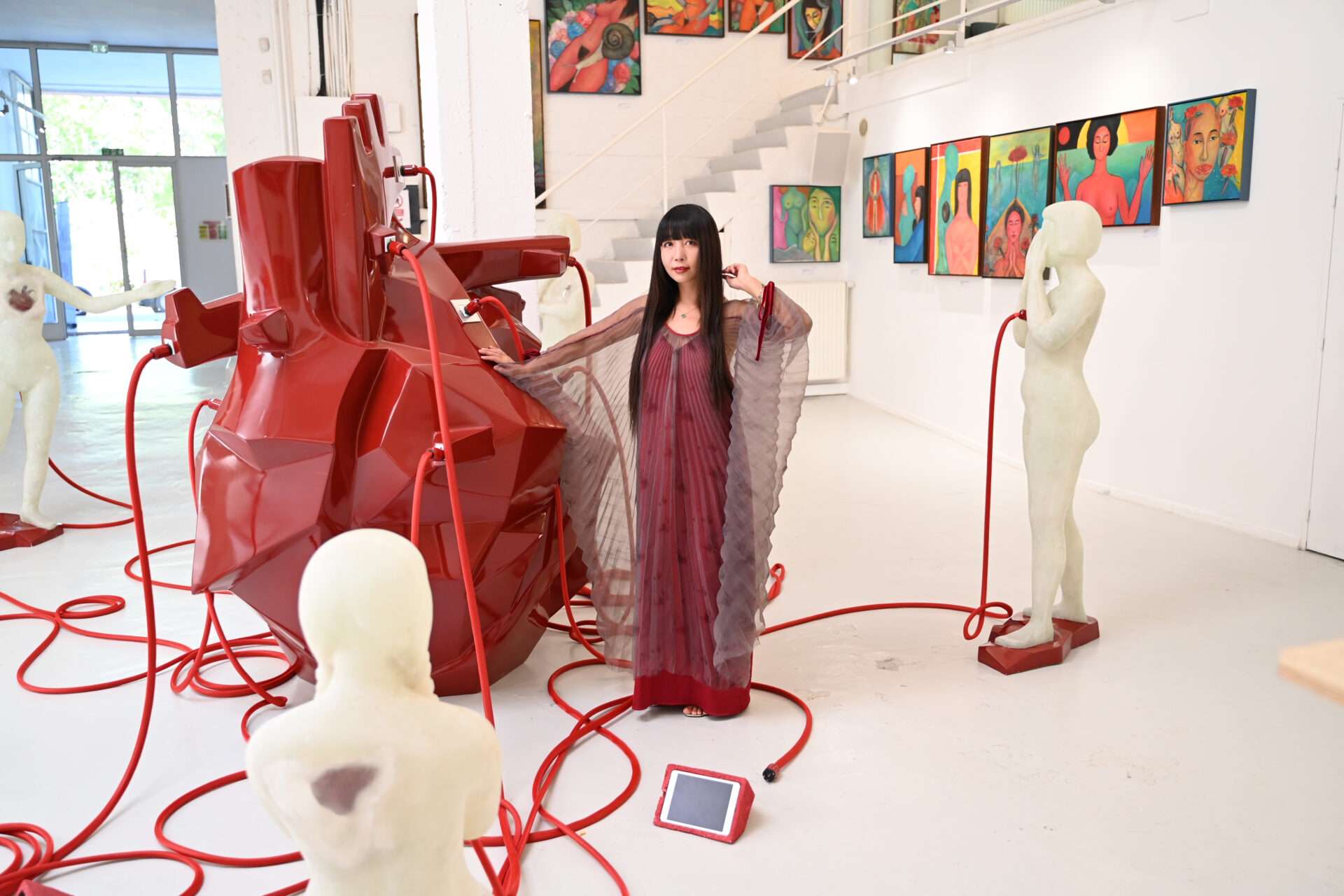 Gu Liguo en expo à Lyon