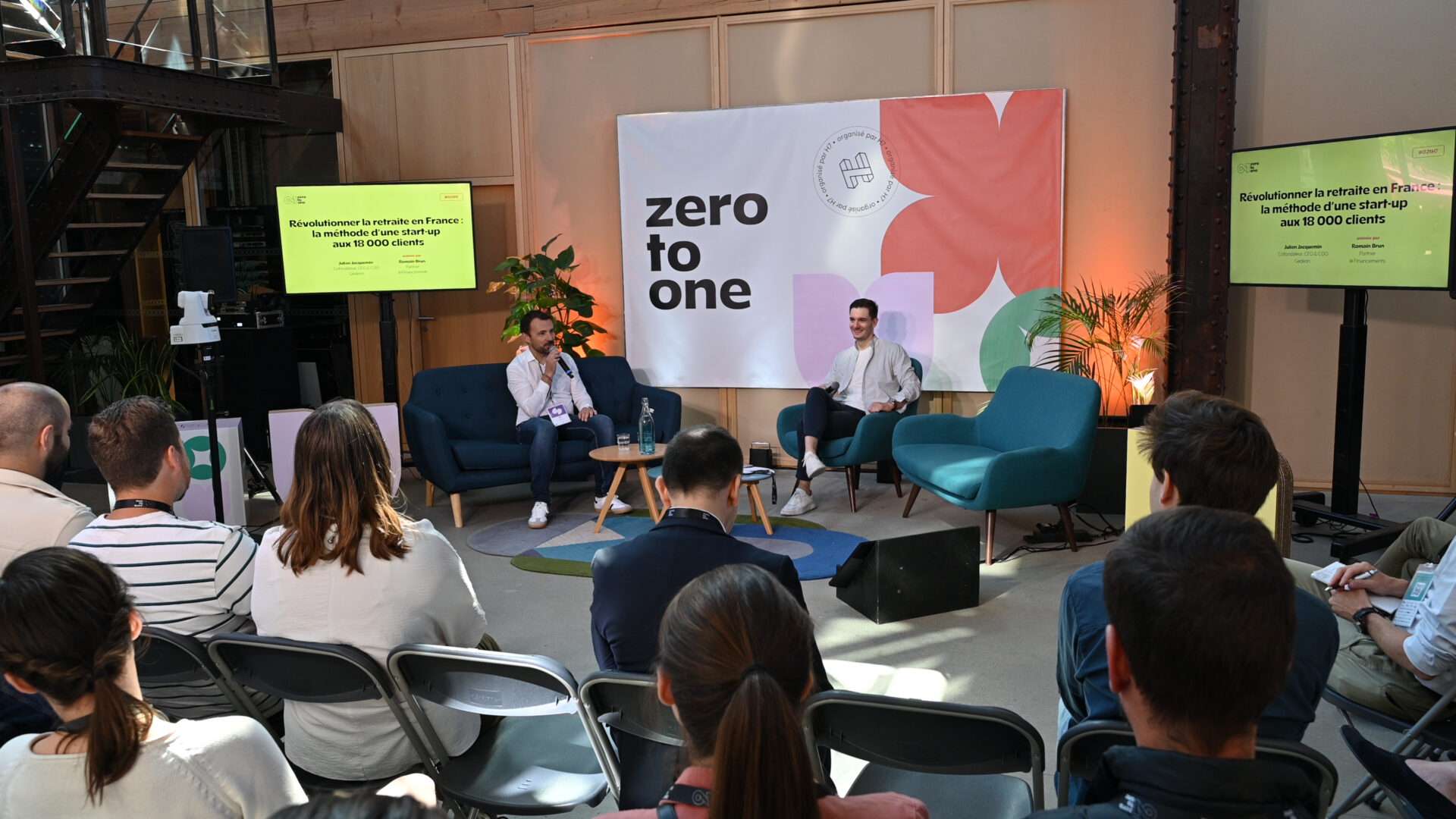 Julien Jacquemin et Romain Brun à zero to one 