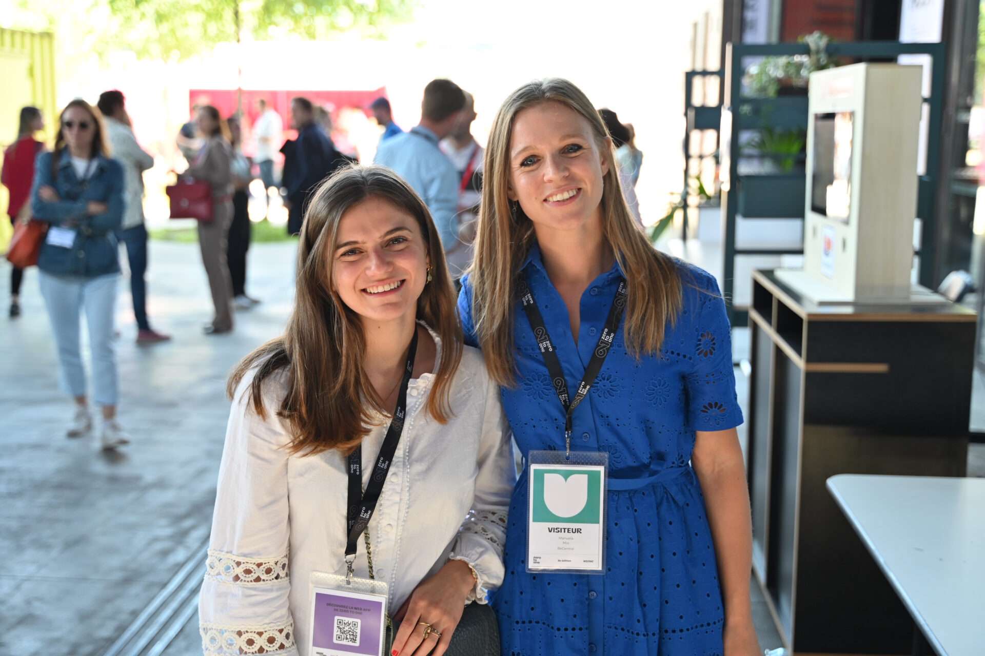 Pauline Barles, (France digitale) Manuela Mio (BeCentral) à Zero to one